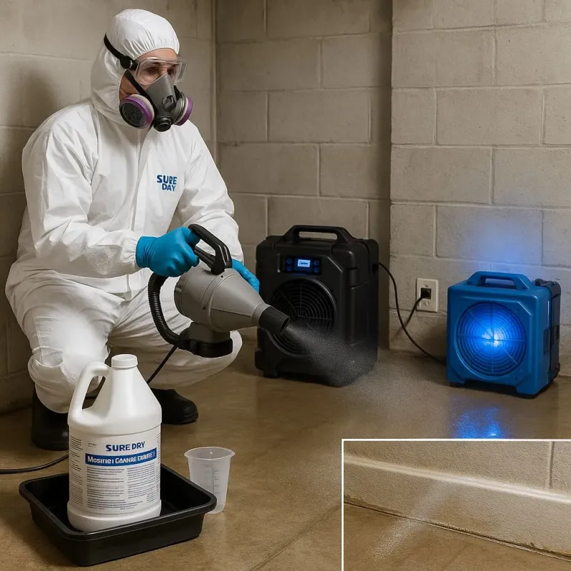 Sanitization and Odor Removal process in Ravenswood, WV